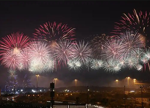 昭平县焰火晚会